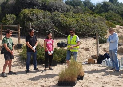 Jornada de voluntariado ambiental en el entorno de la playa de la Savinosa de Tarragona...